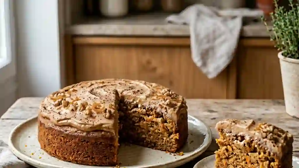 Carrot Cake fondant à la cannelle - Photo de présentation
