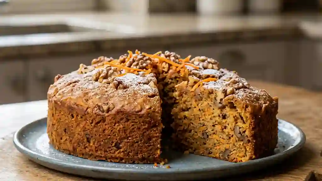 Carrot Cake Moelleux au Gingembre et Noix - Photo de présentation