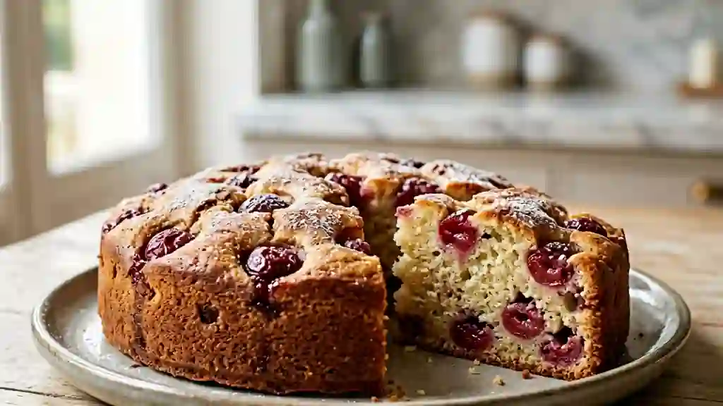 Gâteau Moelleux aux Cerises et Vanille - Photo de présentation