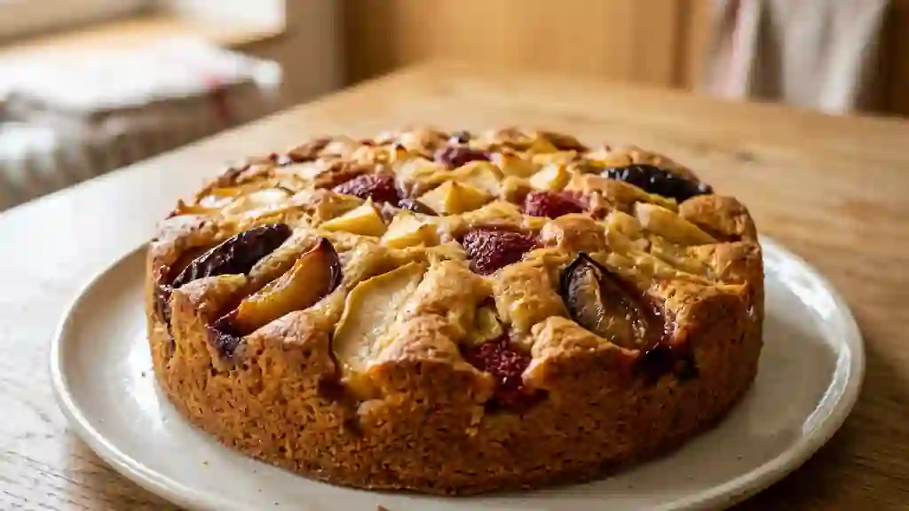 Gâteau Moelleux aux Fruits Frais et Vanille - Photo de présentation