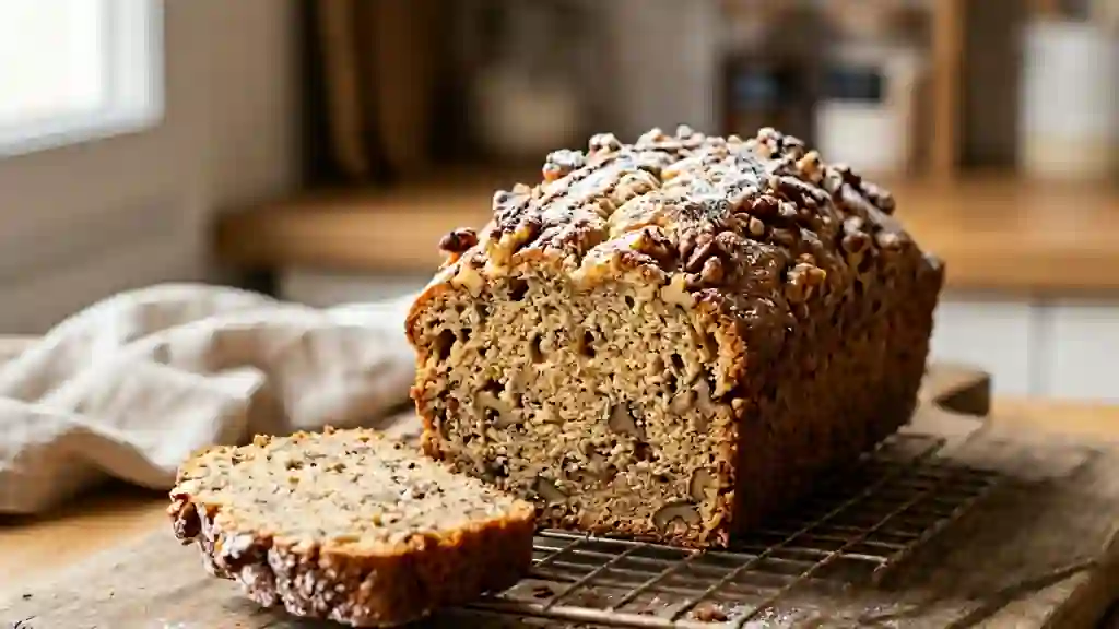 Gâteau Fondant aux Noix Craquantes - Photo de présentation
