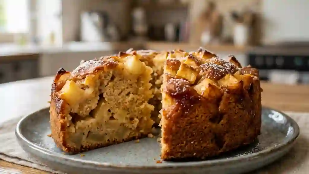 Moelleux caramélisé aux pommes et poires - Photo de présentation