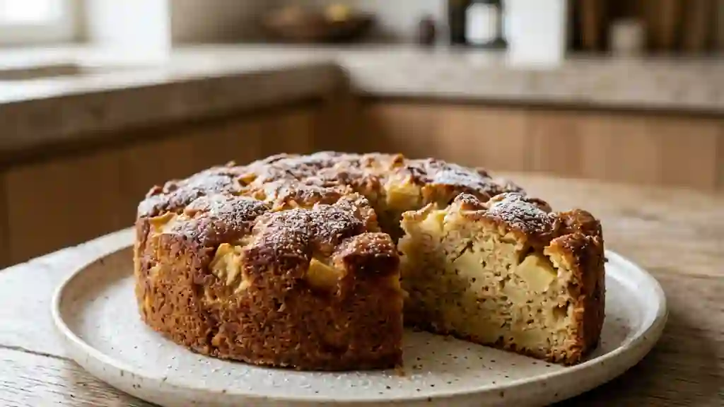 Gâteau aux pommes 5-4-3-2-1 ultra-moelleux - Photo de présentation