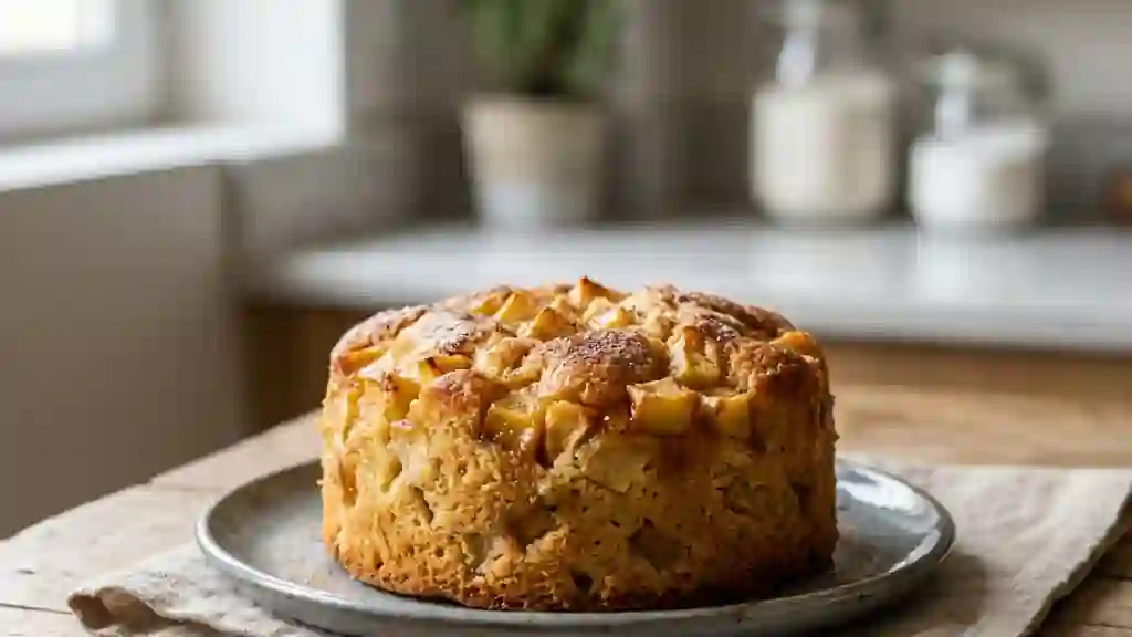 Gâteau aux pommes moelleux et cannelle - Photo de présentation