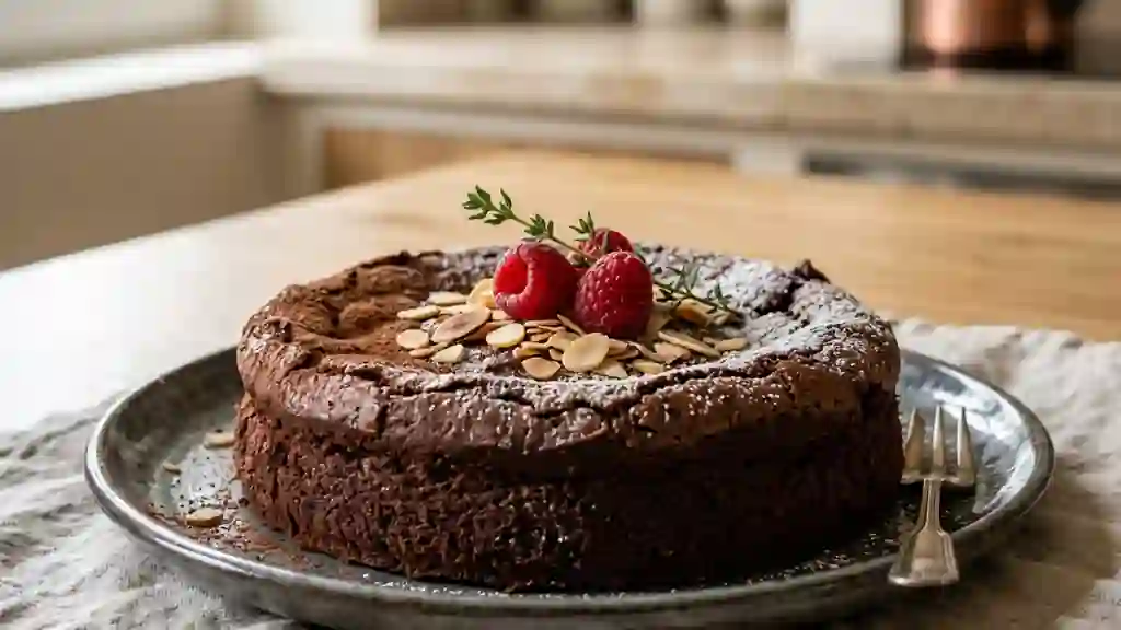 Moelleux intense chocolat et amande - Photo de présentation