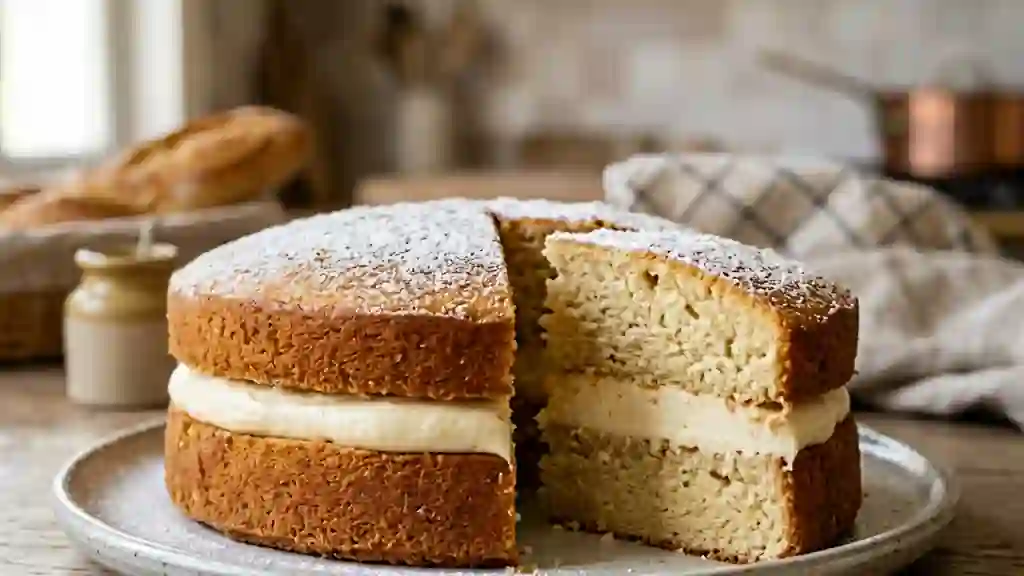 Gâteau Vanillé à la Crème au Beurre Fondante - Photo de présentation