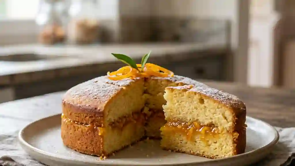 Gâteau Moelleux au Cœur d'Orange - Photo de présentation