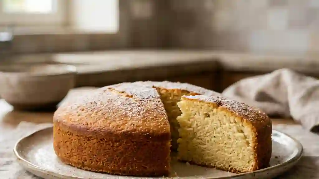 Gâteau Moelleux à la Vanille et Beurre Fondant - Photo de présentation