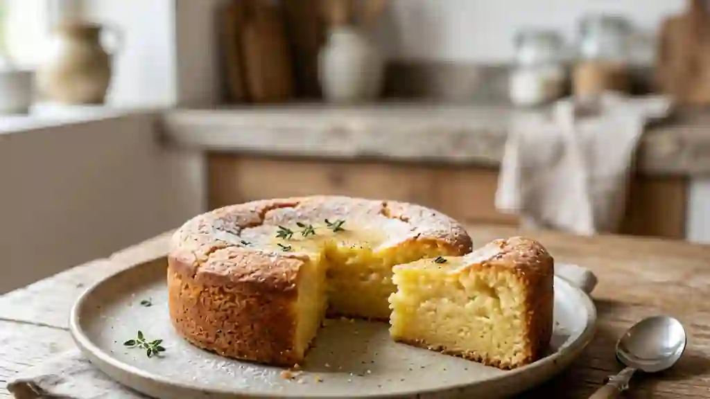 Gâteau mollet au beurre et vanille - Photo de présentation