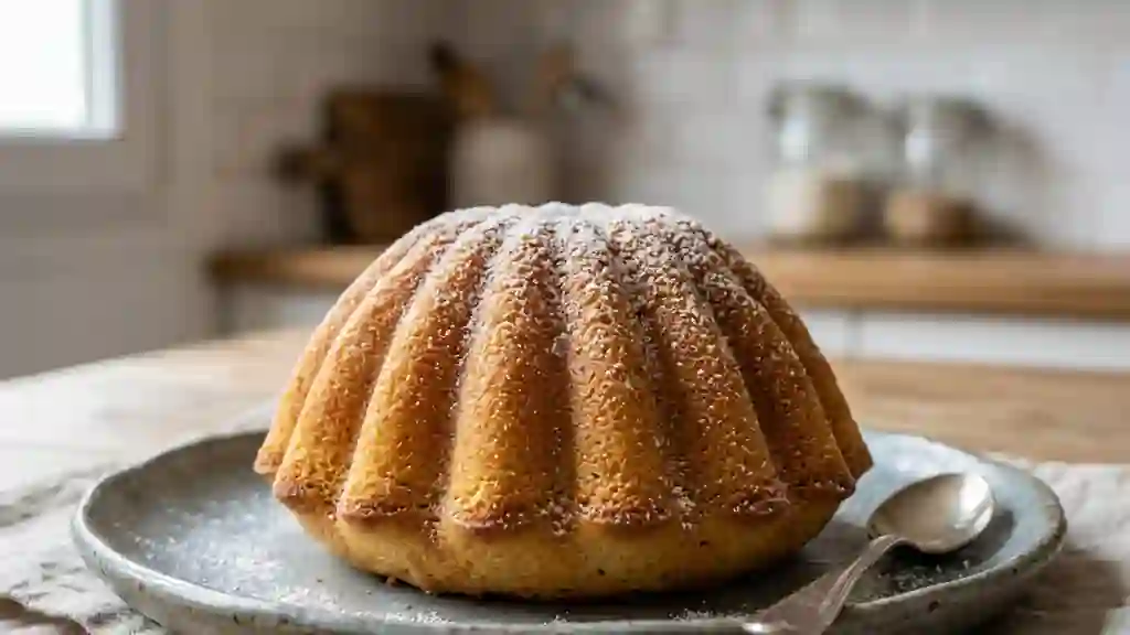 Gâteau ondulé vanillé et moelleux - Photo de présentation