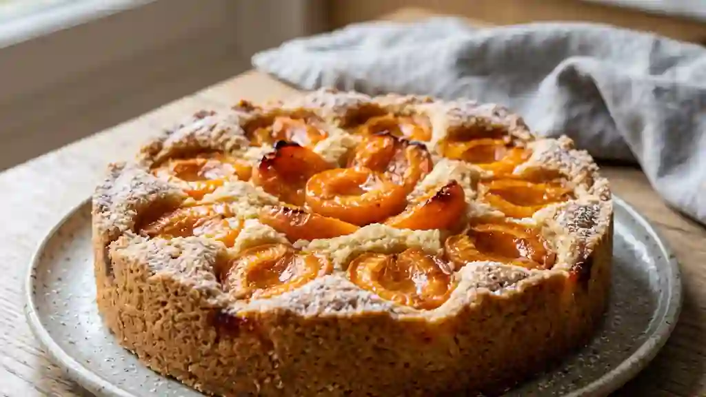 Sablé croustillant aux abricots fondants - Photo de présentation