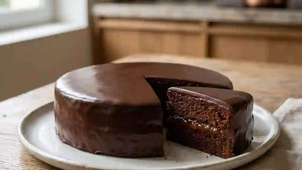 Sachertorte Intense au Chocolat et Abricot - Photo de présentation