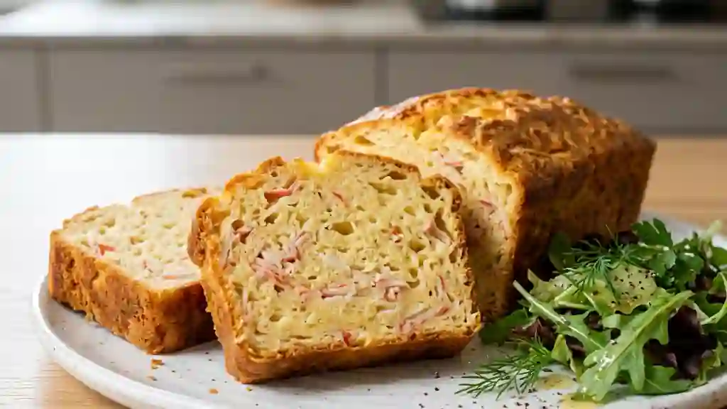 Gâteau de surimi fondant et doré - Photo de présentation