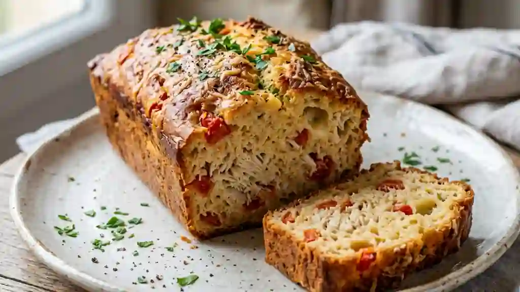 Cake Moelleux au Crabe et Tomates Fraîches - Photo de présentation