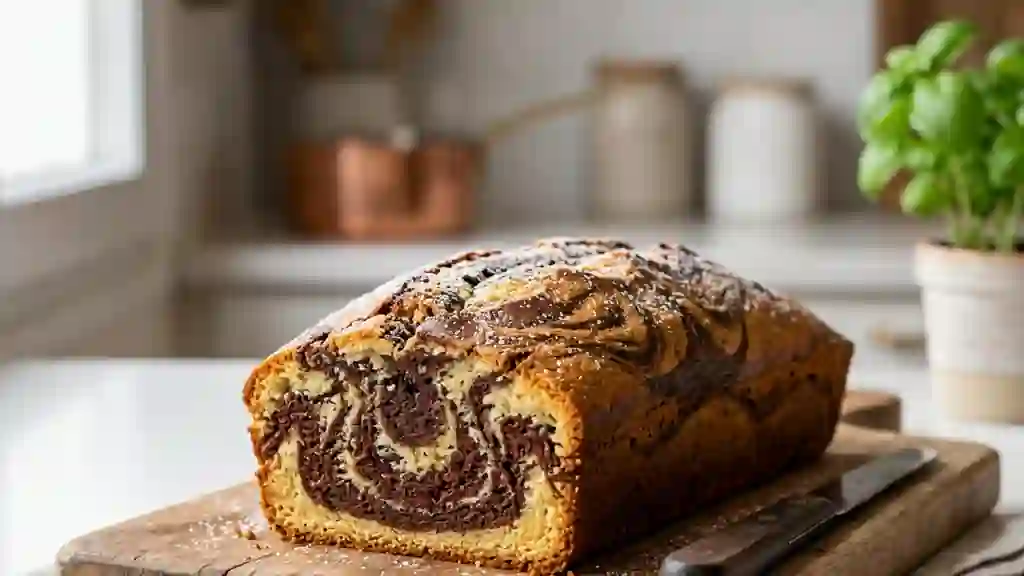 Gâteau tigré ultra-moelleux au cacao - Photo de présentation