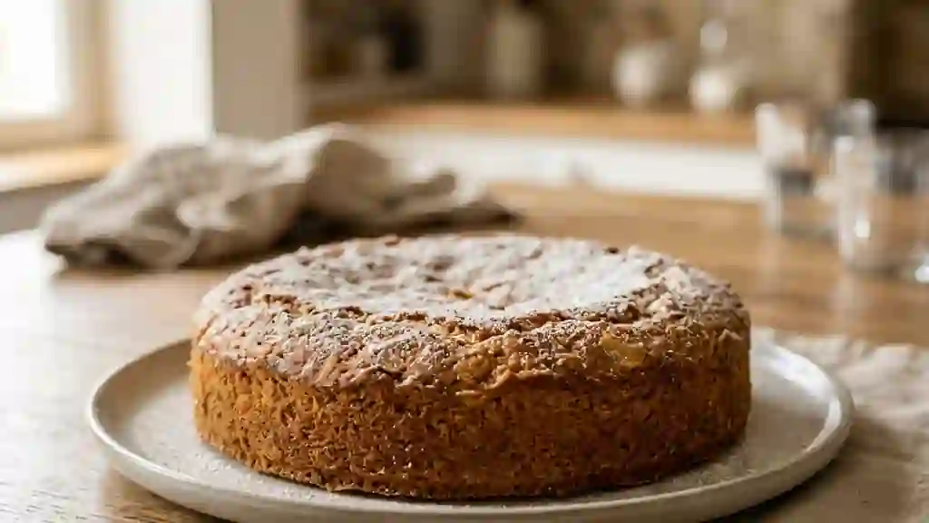 Gâteau tyrolien fondant aux amandes - Photo de présentation