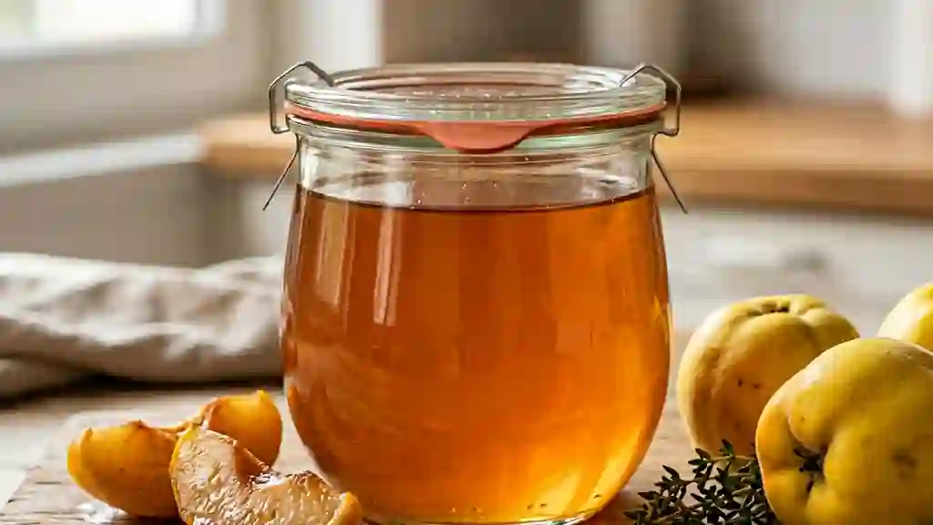 Gelée de coing ambrée et fondante - Photo de présentation