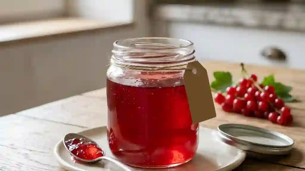 Gelée de groseilles rubis et acidulée - Photo de présentation