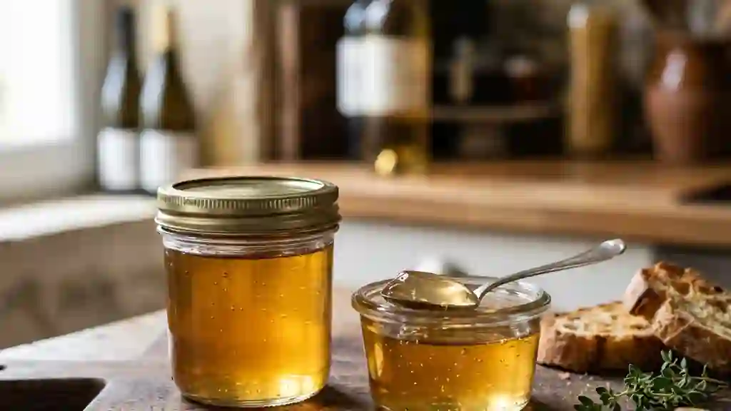 Gelée de Sauternes fondante et nacrée - Photo de présentation