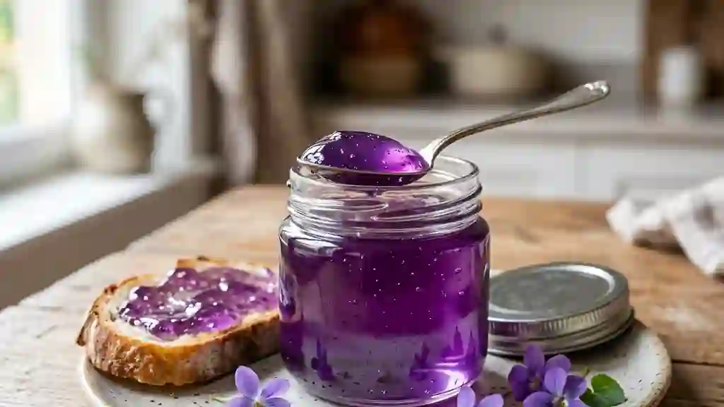 Gelée de Violettes Fine et Parfumée - Photo de présentation
