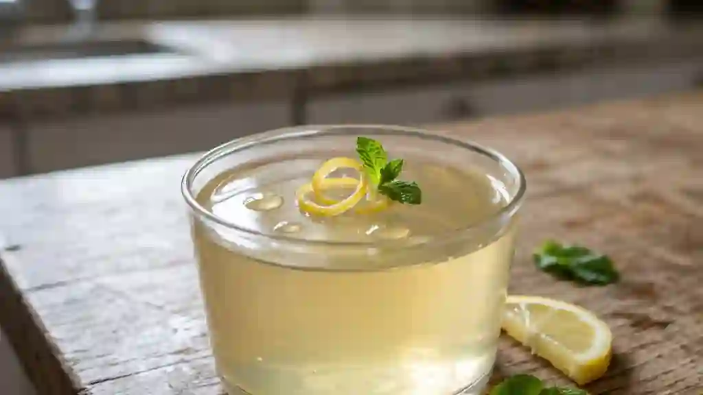 Gelée au citron ferme et fondante - Photo de présentation