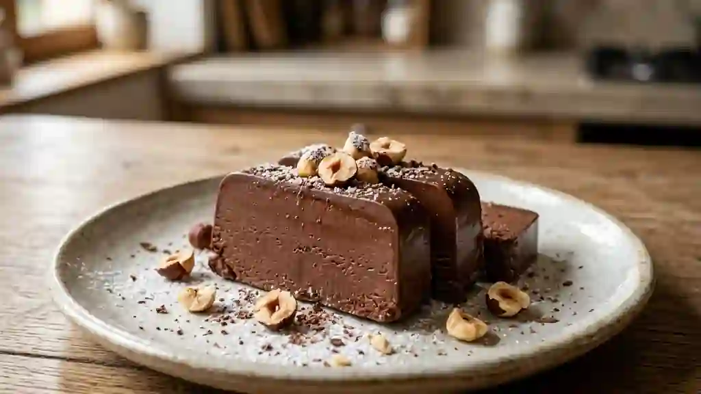 Gianduja onctueux aux noisettes torréfiées - Photo de présentation