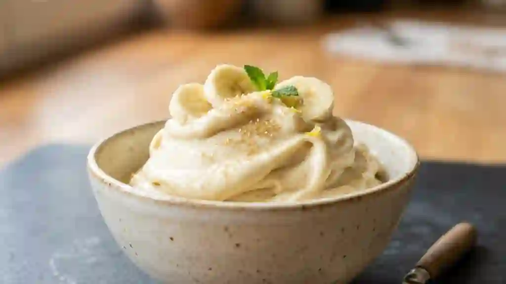 Sorbet crémeux banane et canne - Photo de présentation