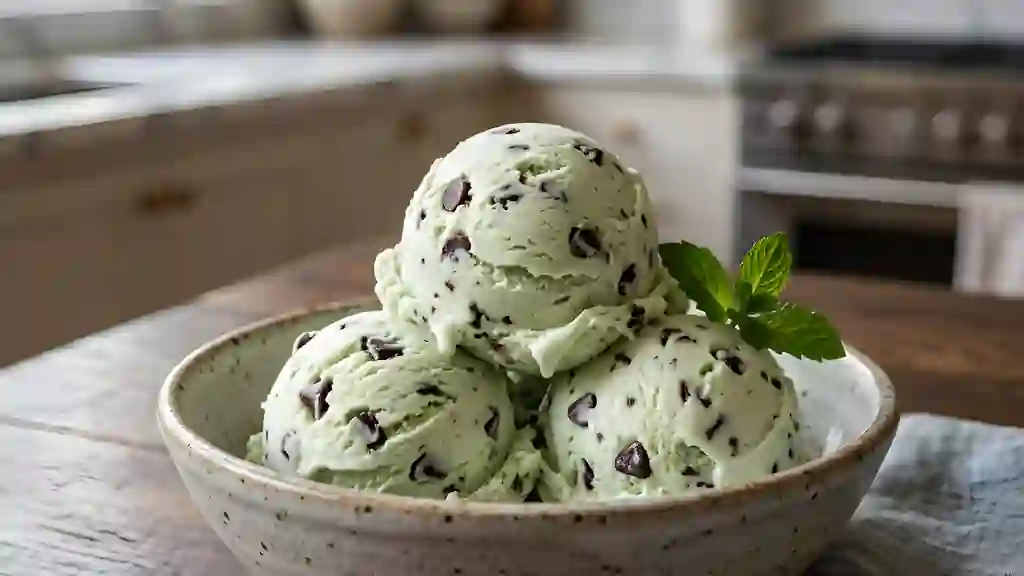 Glace Menthe-Chocolat Fraîche - Photo de présentation