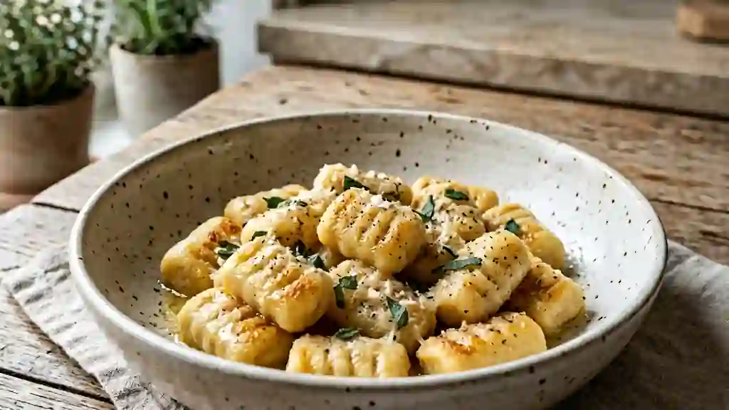 Gnocchis de semoule fondants au parmesan - Photo de présentation