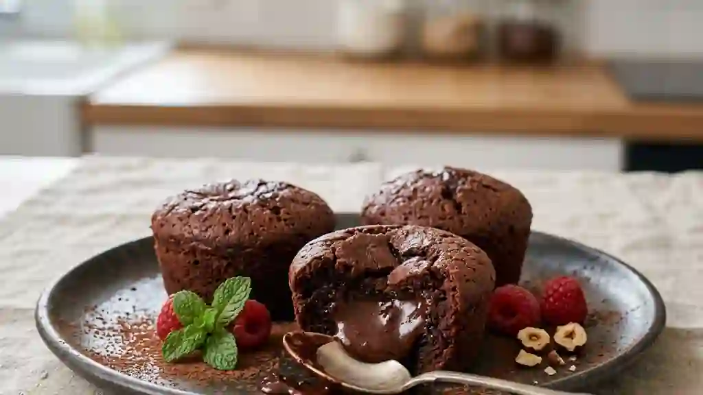 Godets au Chocolat Cœur Coulant - Photo de présentation