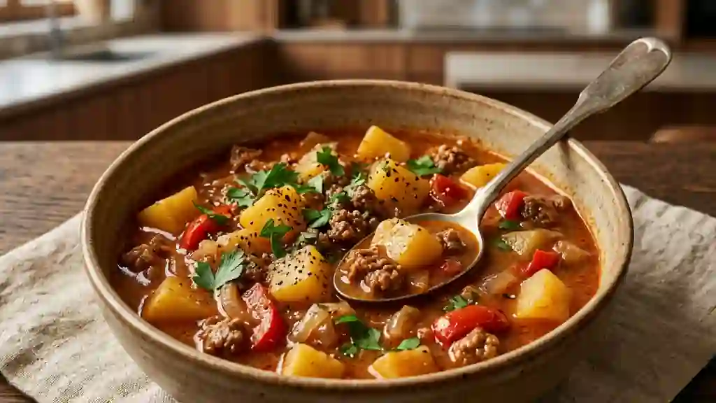 Goulache onctueuse au bœuf et paprika - Photo de présentation