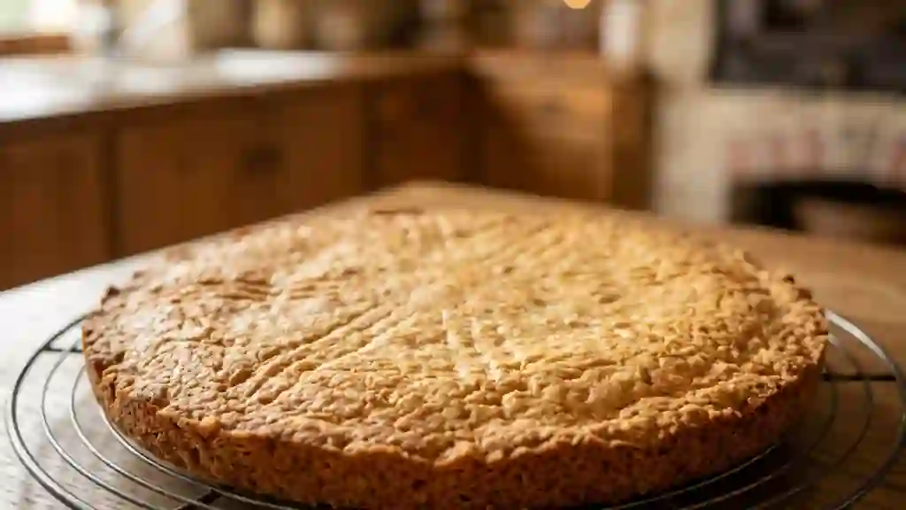 Grande galette bretonne croustillante au beurre - Photo de présentation