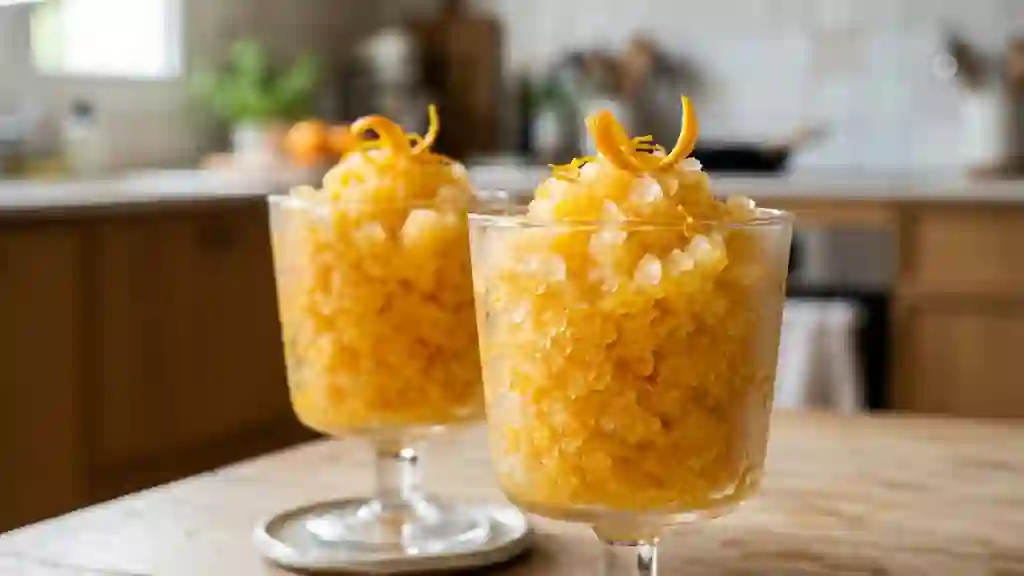 Granité Givré Orange & Grand Marnier - Photo de présentation
