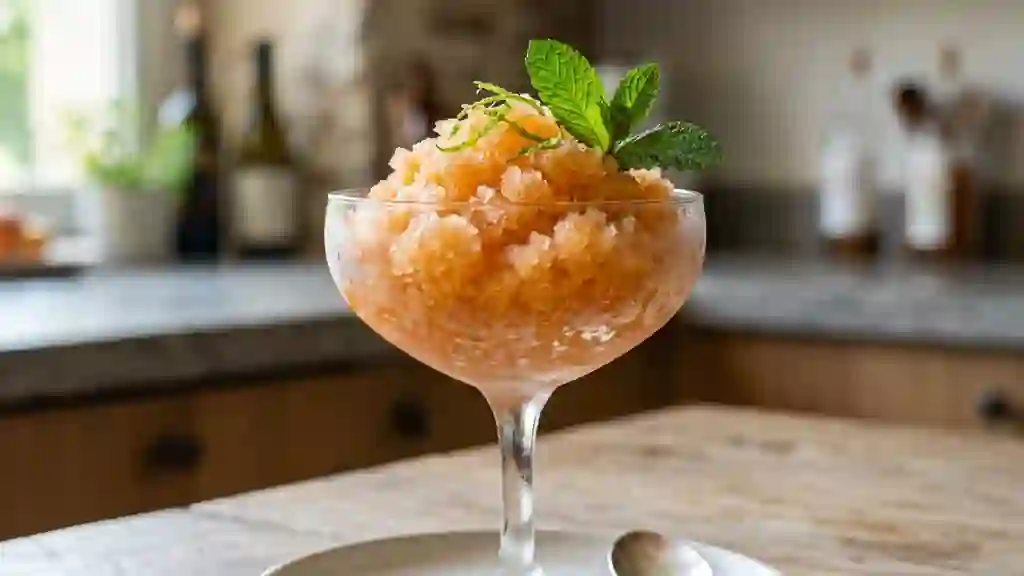 Granité de Melon au Porto : Fraîcheur Intense - Photo de présentation