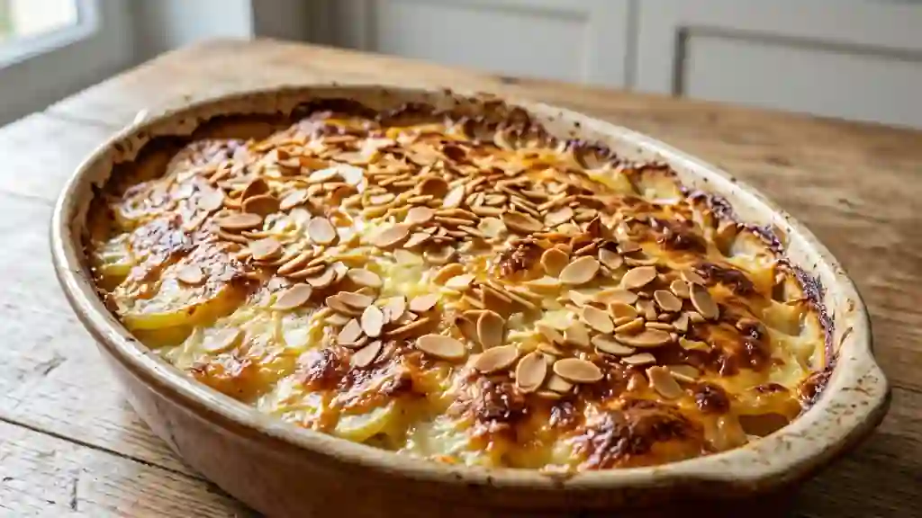 Gratin Amandine au craquant d'amandes - Photo de présentation