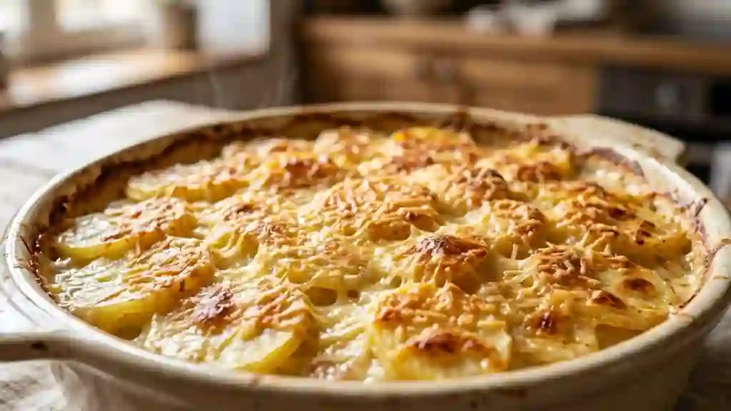 Gratin dauphinois fondant et léger - Photo de présentation