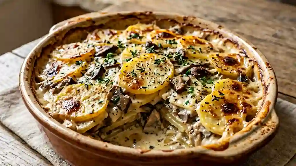 Gratin Dauphinois Fondant aux Cèpes - Photo de présentation