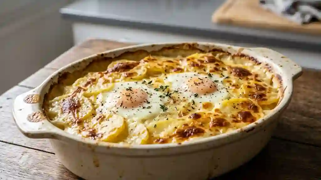 Gratin Dauphinois Fondant aux Œufs - Photo de présentation