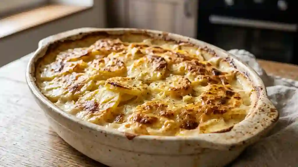 Gratin Dauphinois fondant et crémeux - Photo de présentation