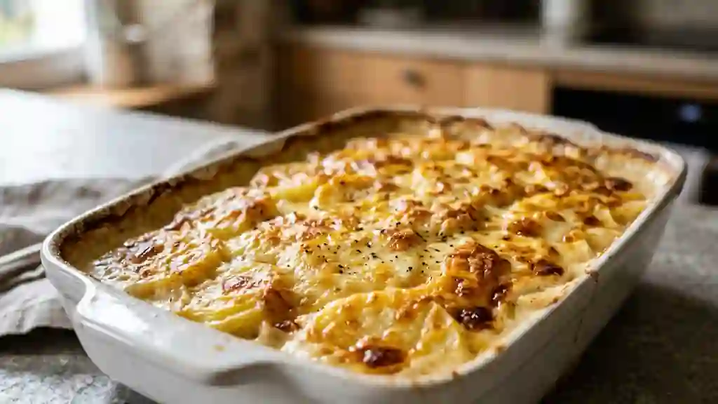 Gratin dauphinois onctueux au gruyère doré - Photo de présentation