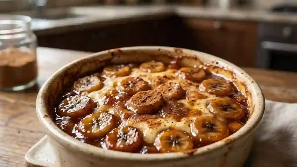 Bananes Gratinées au Rhum et Cannelle - Photo de présentation