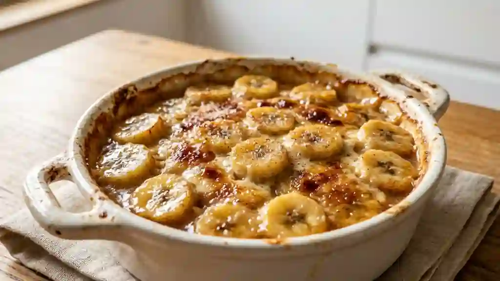 Bananes Gratinées à la Cannelle - Photo de présentation