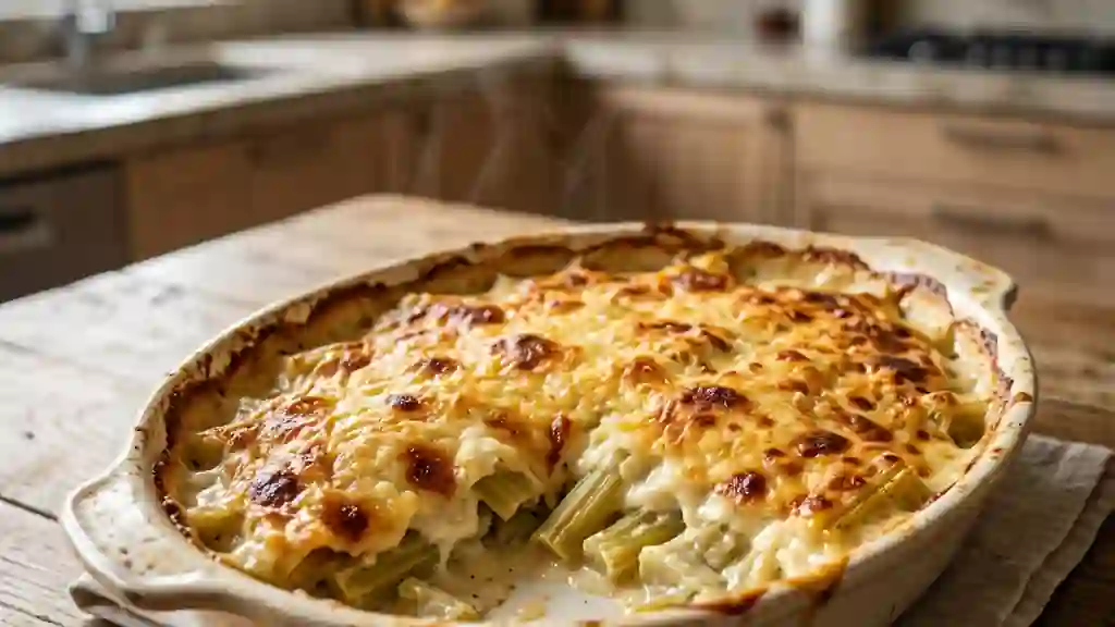 Gratin de cardons fondant et muscadé - Photo de présentation