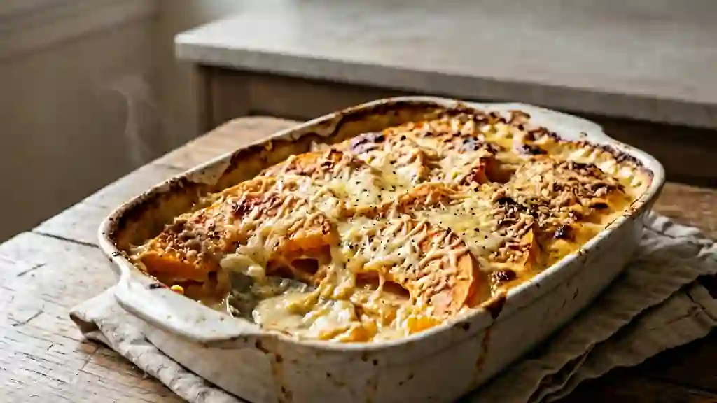 Gratin de courge onctueux et muscadé - Photo de présentation