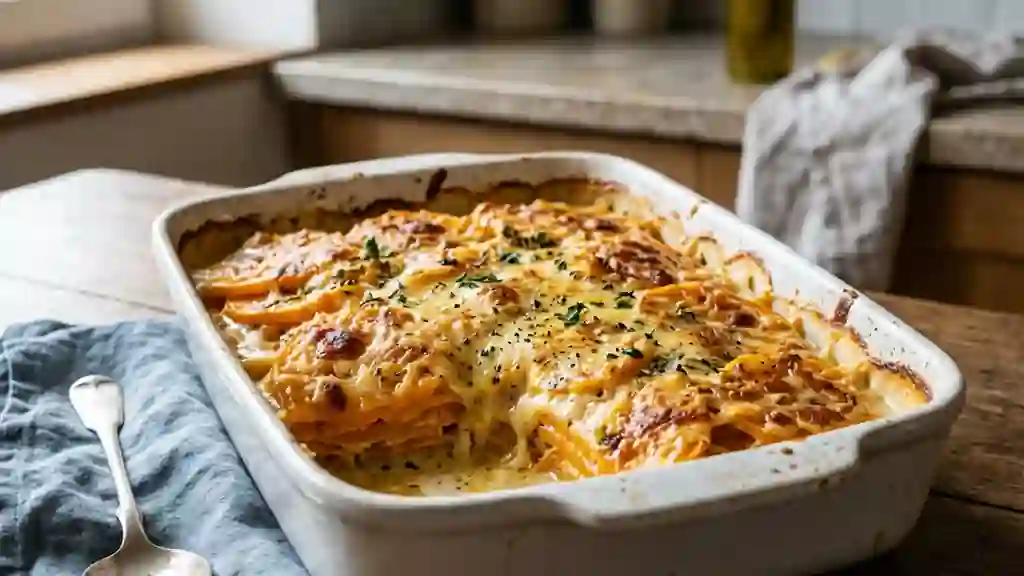 Gratin de courge fondant à la muscade - Photo de présentation