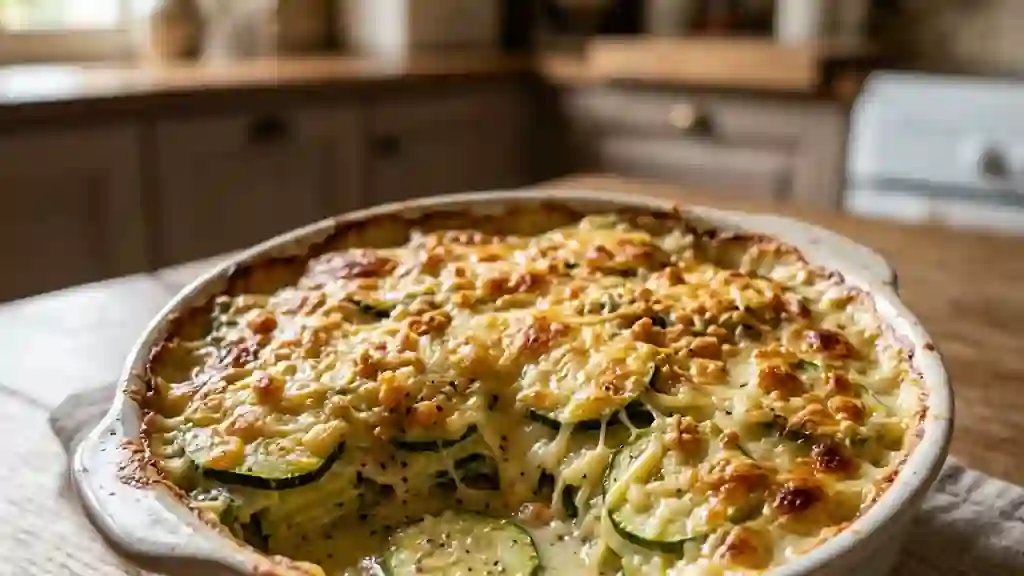 Courgettes fondantes gratinées au Carré Frais - Photo de présentation