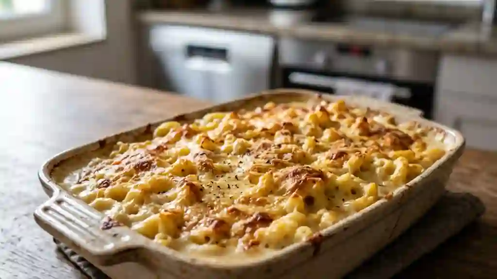 Macaronis fondants au Comté et Emmental - Photo de présentation