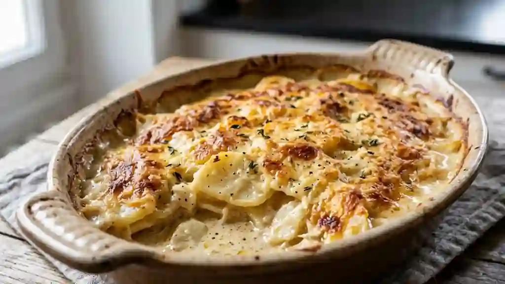 Gratin de panais fondant à la muscade - Photo de présentation
