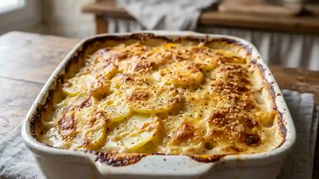 Gratin de pommes de terre onctueux - Photo de présentation