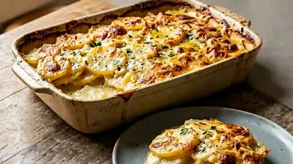 Gratin de pommes de terre fondant au Comté - Photo de présentation